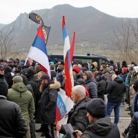 Prosvjed Srba na Kosovu