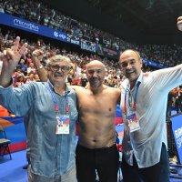 Vaterpolo: Slavlje Hrvatske nakon osvojenog Europskog prvenstva