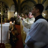 Riječki nadbiskup Mate Uzinić na božićnoj misi u katedrali sv. Vida