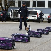 Davor Božinović na primopredaji specijalnih policijskih vozila za prijevoz pasa