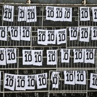 Peleov lijes na stadionu Santosa