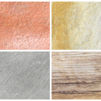 Kamen, drvo i cigla s fotonaponskim ćelijama tvrtke Dyaqua