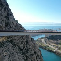 Most na Cetini kod Omiša 11.1.2023.