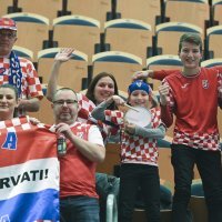 Navijači uoči utakmice Hrvatska - Egipat, SP rukomet, 13.1.2023.