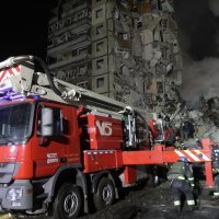 Pogođena stambena zgrada u Dnjepru