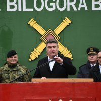 Bjelovar: Milanović na svečanom ispraćaju 11. hrvatskog kontingenta u vojarni Bilogora
