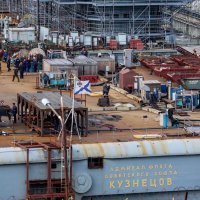 Admiral Kuznjecov nalazi se na remontu