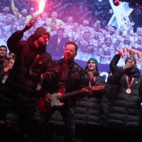 Doček Vatrenih u Zagrebu na glavnom zagrebačkom Trgu