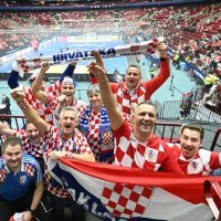 Navijači na utakmici Hrvatska - Danska, SP rukomet 2023., 19.1.2023.