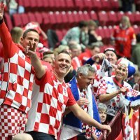 Navijači na utakmici Hrvatska - Danska, SP rukomet 2023., 19.1.2023.