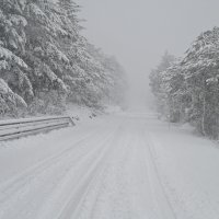 Kolaps zbog snijega i leda kod Brela