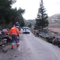 Omiš: Sanacija prometnice nakon odrona