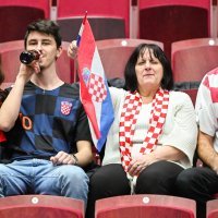 Navijači na utakmici Hrvatska - Bahrain