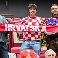 Navijači na utakmici Hrvatska - Bahrain