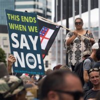 Prosvjedi pred novozelanskim parlamentom