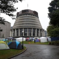 Prosvjedi pred novozelanskim parlamentom