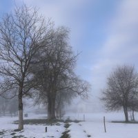 Prohladno jutro u okolici Bosiljeva