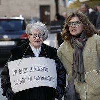 Prosvjed zbog smrti Vladimir Matijanića