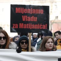 Prosvjed zbog smrti Vladimir Matijanića