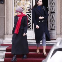 Beograd: Premijerka Ana Brnabić i ministri iz redova SNS-a izlaze iz Predsjedništva Srbije nakon sastanka s predsjednikom Aleksandrom Vučićem