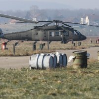 Gradilište hangara za helikoptere Black Hawk
