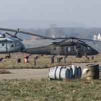 Gradilište hangara za helikoptere Black Hawk