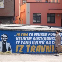 Travnik: Oslikan mural u čast Miroslavu Ćiri Blaževiću