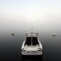 Maglovito jutro u Šibeniku