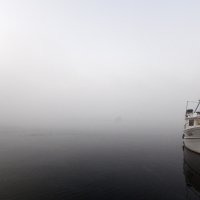 Maglovito jutro u Šibeniku