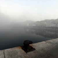 Maglovito jutro u Šibeniku