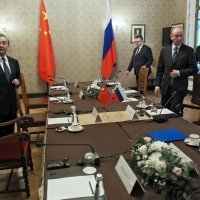 Wang Yi i Nikolaj Patrušev