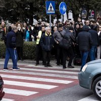 Prešetavanjem preko pješačkog prijelaza, Splićani prosvjedovali protiv pretovarne stanice