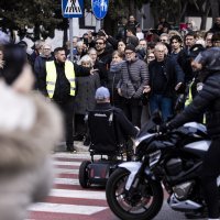 Prešetavanjem preko pješačkog prijelaza, Splićani prosvjedovali protiv pretovarne stanice