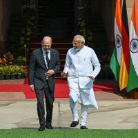 Olaf Scholz i Narendra Modi