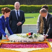 Olaf Scholz i Narendra Modi