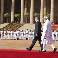 Olaf Scholz i Narendra Modi