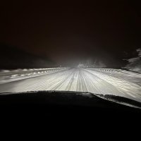 Zimski uvjeti na A1 u Lici