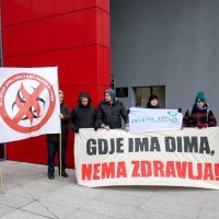 Konferencija za medije Zelene akcije i Građanske inicijative pod geslom Stop spalionici Rebro KBC Zagreb!