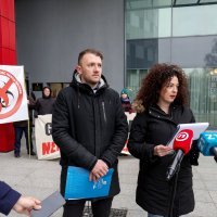 Konferencija za medije Zelene akcije i Građanske inicijative pod geslom Stop spalionici Rebro KBC Zagreb!