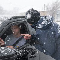 Policija na cesti kod Gračaca