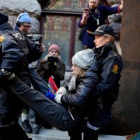 Privedena Greta Thunberg