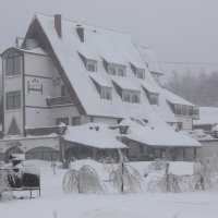 Novi snijeg kod Plitvičkih jezera