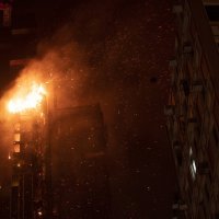 Požar nebodera u Hong Kongu