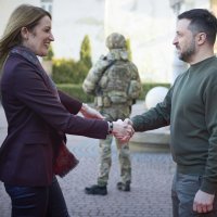 Roberta Metsola u Ukrajini