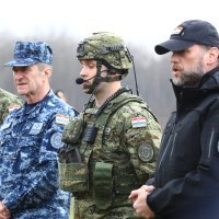 Mario Banožić u vojarni u Petrinji