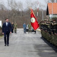 Prezentacija upotrebe napredno taktičkog radio uređaja "Takrad" u vojarni u Petrinji