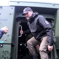 Prezentacija upotrebe napredno taktičkog radio uređaja "Takrad" u vojarni u Petrinji