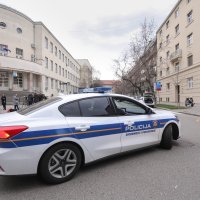 Konferencija za medije nakon incidenta u Klasičnoj gimnaziji u Križanićevoj ulici