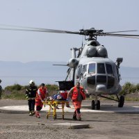 Rijeka: Prijevoz unesrećene osobe vojnim helikopterom