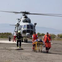 Rijeka: Prijevoz unesrećene osobe vojnim helikopterom